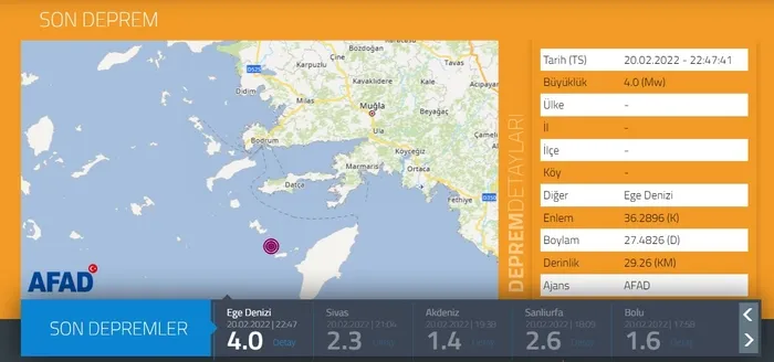 Son dakika: Muğla’nın Datça ilçesinde deprem - 2
