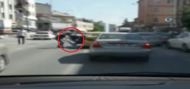 İstanbul’da kavga ettiği kadını araçtan atan taksici yakalandı