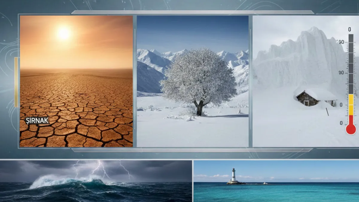 Meteoroloji 2025 “en”lerini açıkladı: Şırnak yanarken Hakkari dondu