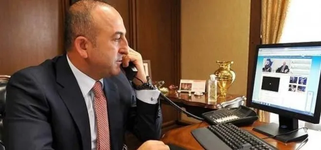 Son dakika: Dışişleri Bakanı Mevlüt Çavuşoğlu’ndan kritik telefon görüşmesi!