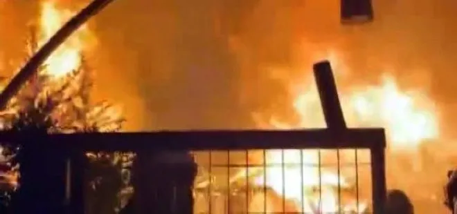 İstanbul’da restoran alev alev yandı! Canlarını zor kurtardılar