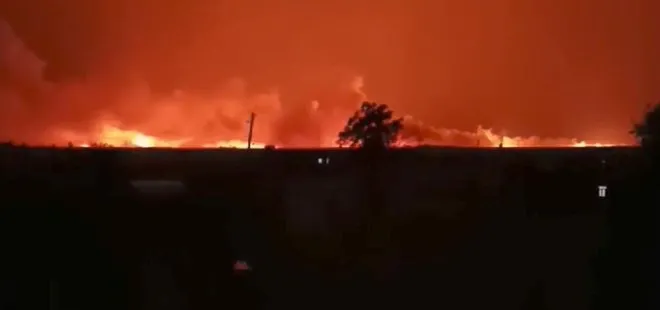 Şanlıurfa’da arazi yangını! Alevler rüzgarın etkisiyle yükseldi