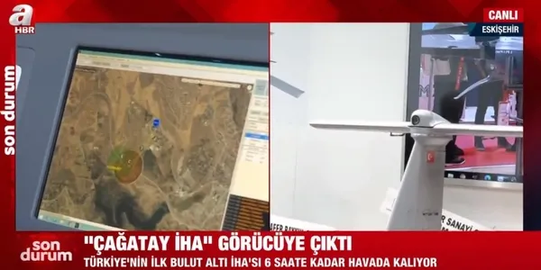 A Haber görücüye çıkan Çağatay İHA'yı görüntüledi! İşte Çağatay İHA'nın özellikleri - 1