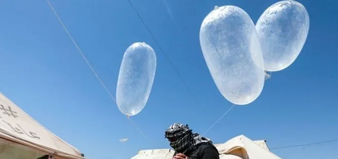 Gazze’den İsrail tarafına yeniden yanan balonlar gönderilmeye başlandı