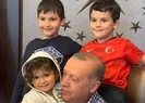 Başkan Erdoğan Huber Köşkünde torunlarıyla buluştu