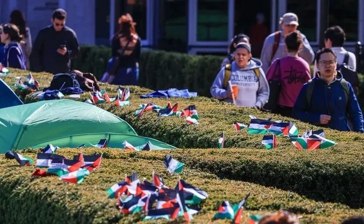 ABD üniversitelerinde Gazze protestosu: Filistin yanlısı öğrencilerin eylemleri yayılıyor