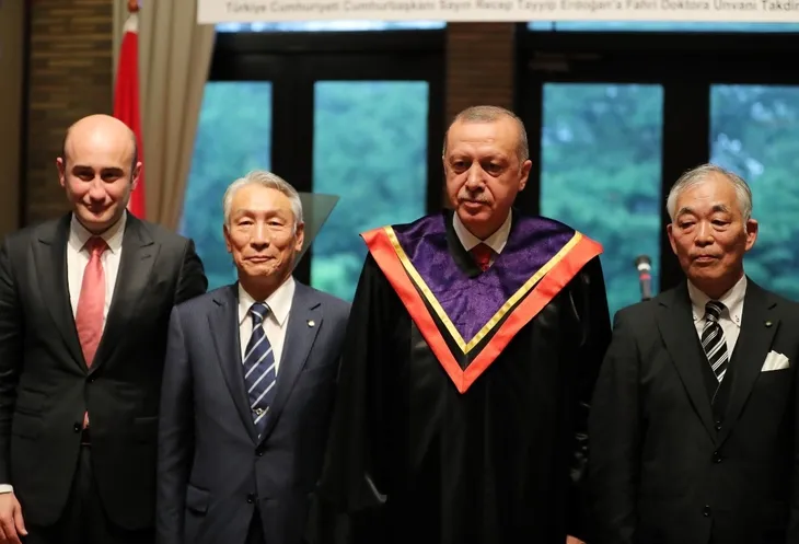 Başkan Erdoğan Japonya'da çay seremonisine katıldı