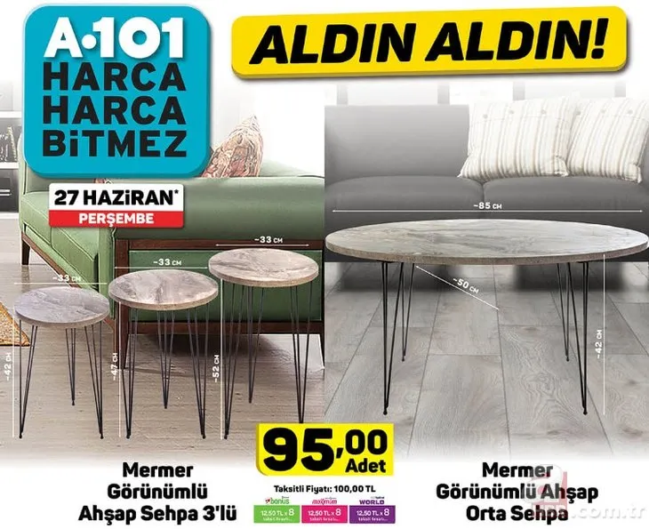 A101 aktüel 27 Haziran kataloğu: Bu hafta A101 aktüel ürünler kataloğu yine çok hesaplı!