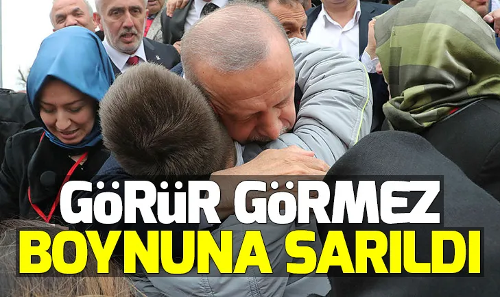 Erdoğana Düzcede sevgi seli!