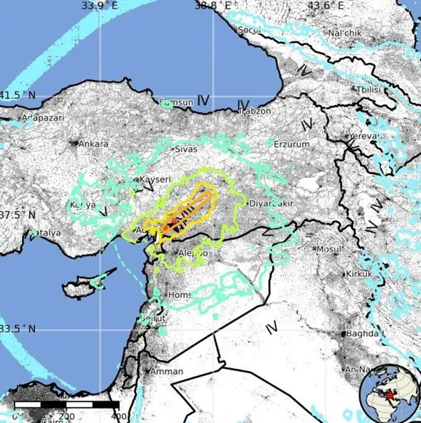 1676022439484.jpg Kahramanmaraş depreminden etkilenen 13,5 milyonluk nüfus onlarca ülkeden daha fazla! Belçika, İsveç ve Avusturya gibi Avrupa ülkeleri de listede - 13