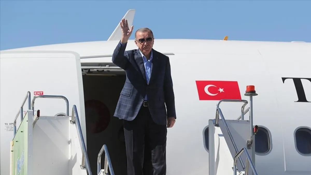 Başkan Erdoğan Azerbaycan'dan ayrıldı