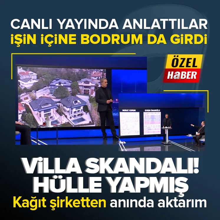 Ekrem İmamoğlu’nun villa usulsüzlüğü! Hülle yapmışlar