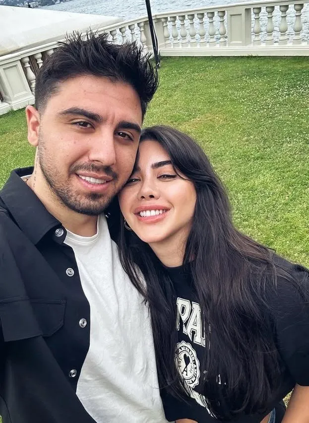 Ozan Tufan Bella Hadid’i görünce bakın ne yapmış! Eşi kahkahaya boğdu