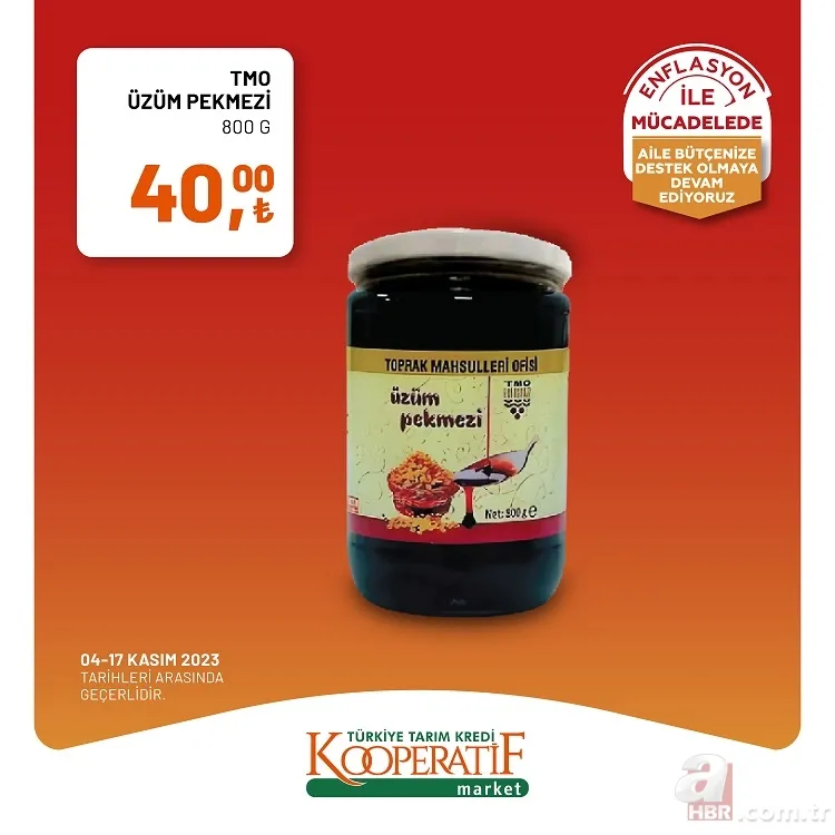 Tarım Kredi Market indirim yarın sona eriyor! 40'lı tuvalet kağıdı 154,90 TL, Çay 89 TL, 100'lü peçete 13,90 TL ve pilavlık bulgur 48,90 TL'den satışa sunuyor 19