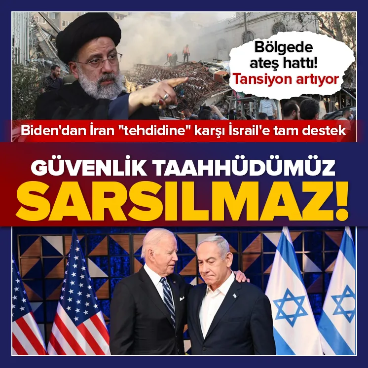 Bidendan İran tehdidine karşı İsraile tam destek