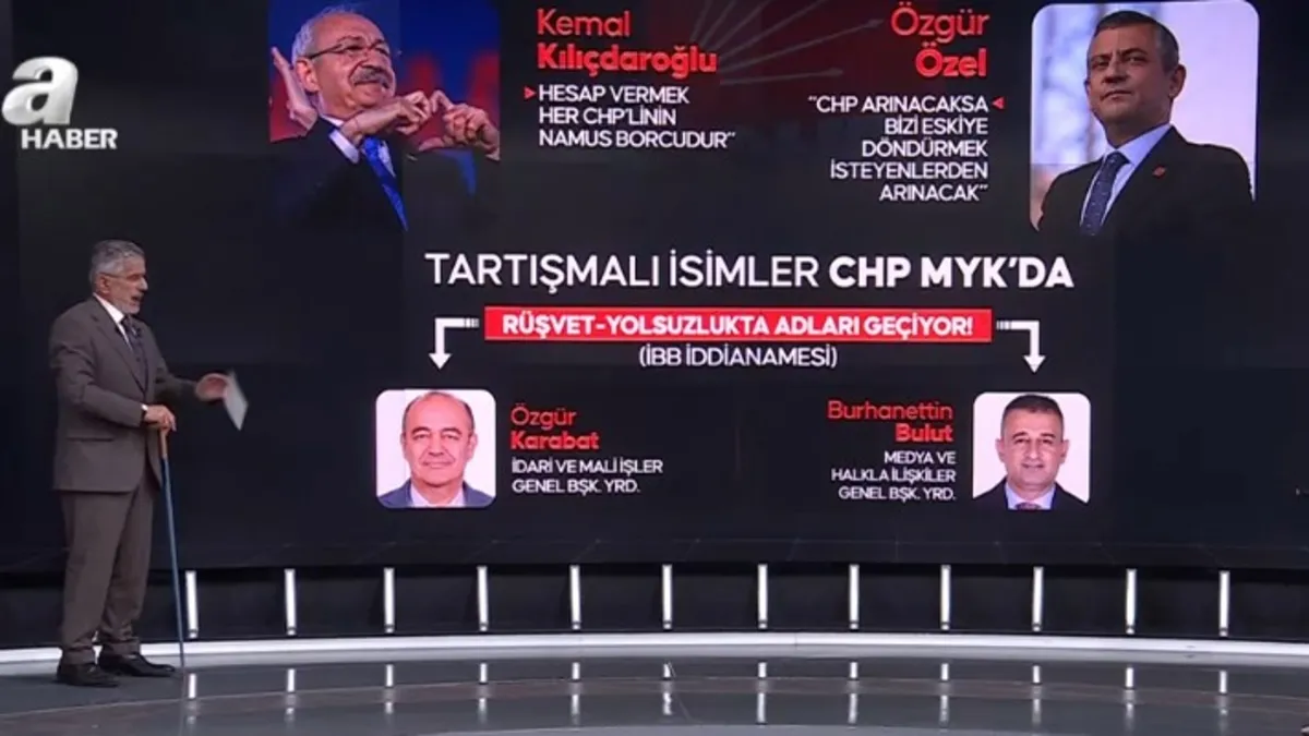 İBB iddianamesindeki isimler CHP yönetiminde! A Haber'de dikkat çeken analiz