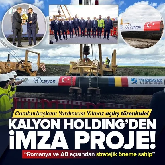 Kalyon Holding’den bir imza proje daha! Cumhurbaşkanı Yardımcısı Yılmaz açılış töreninde: Romanya ve AB açısından stratejik bir öneme sahip