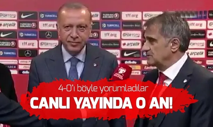 BaÅkan ErdoÄan'dan 4-0 yorumu