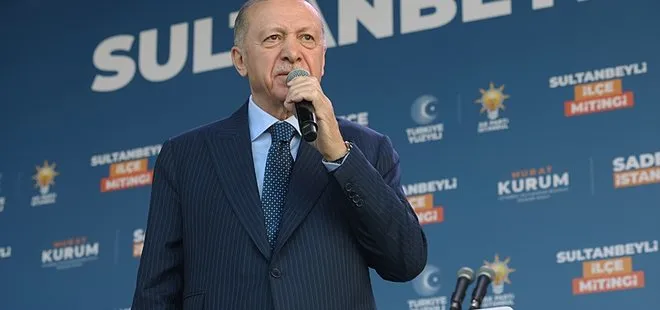 Başkan Erdoğan Sultanbeyli ve Sancaktepe’de! Yerel seçimler öncesi İmamoğlu’na eleştiri: Ya tatilde ya büyükelçiyle balıkta...