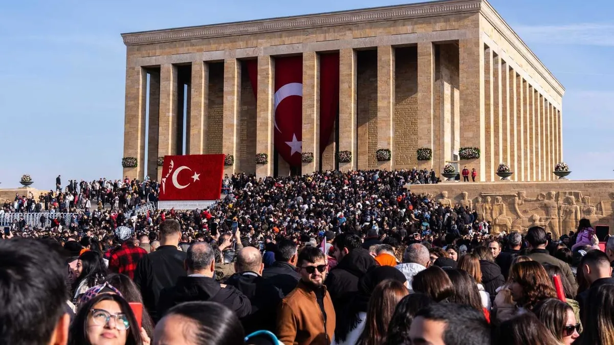 Anıtkabir 2024'te 6,5 milyon ziyaretçi ağırladı