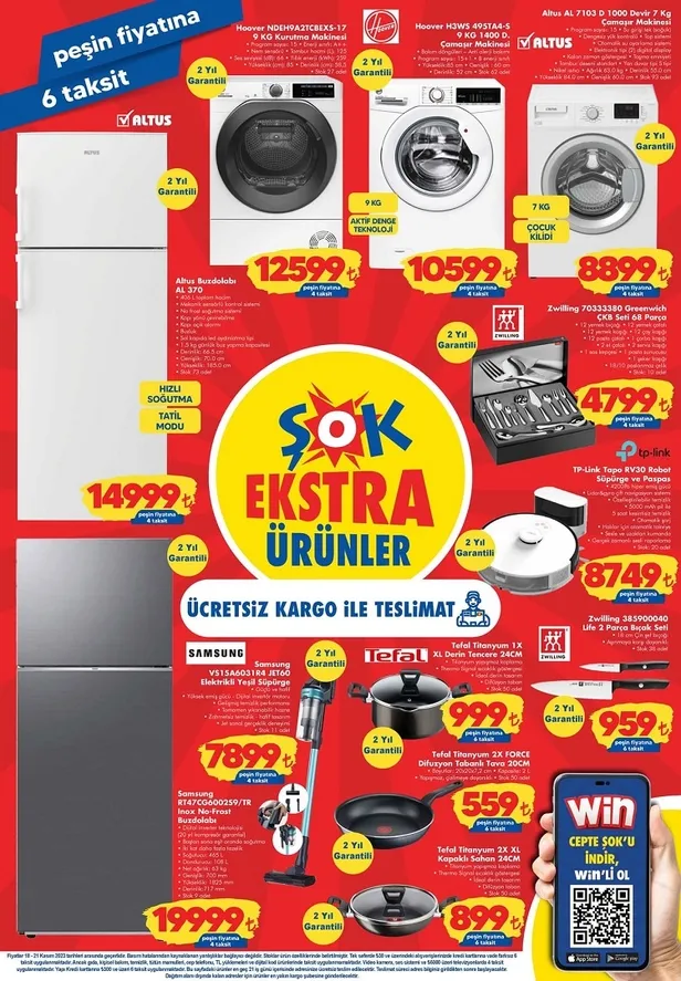 25 Kasım ŞOK aktüel ürünler kataloğu yayında! ŞOK’ta Mutfak gereçleri, haklı, hijyen ürünleri, gıda, teknolojik ürünler şaşırtıcı fiyata satılıyor