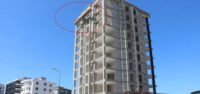 Samsun’da inşaat işçisi 9. kattan düşerek ağır yaralandı