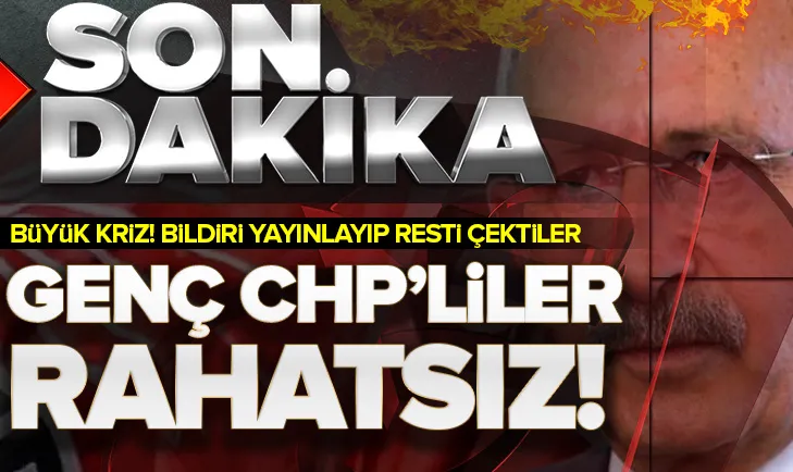 CHP İstanbul Gençlik Kolları ayaklandı! CHPde sular durulmuyor
