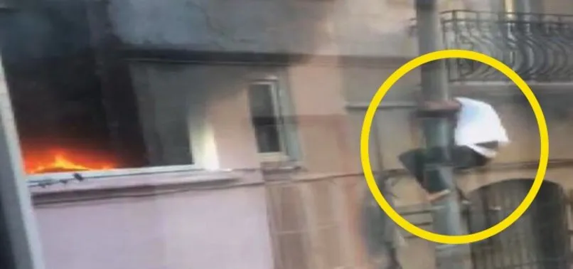 Istanbul Beyoglu Nda Korkutan Yangin Olumden Boyle Kacti A Haber En Son Haberler