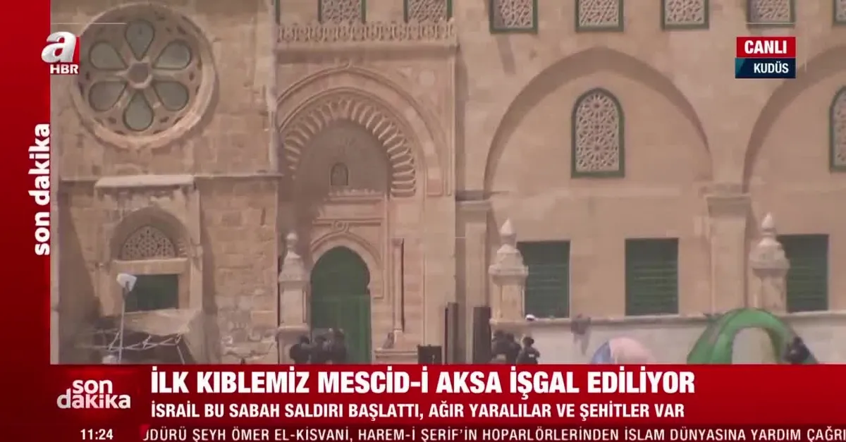 İlk kıblemiz Mescid-İ Aksa işgal ediliyor!