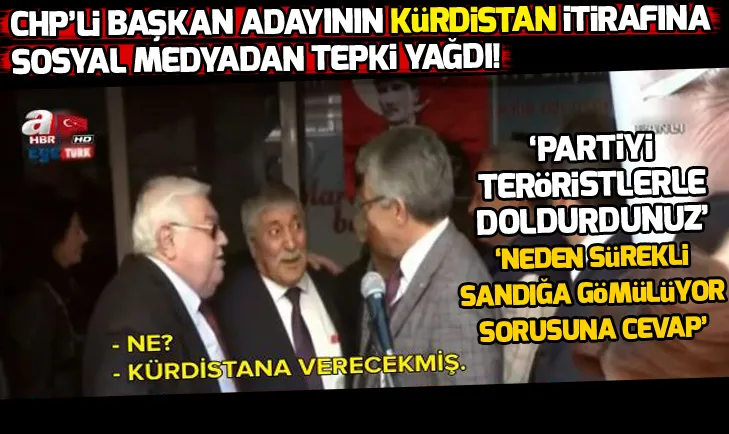 CHPli Edremit Belediye Başkan Adayı Selman Hasan Arslanın Kürdistan itirafına tepki yağdı!