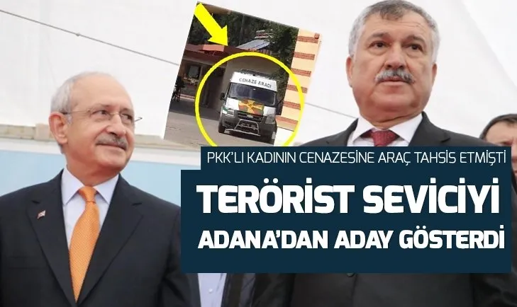 CHP, terörist sevici Zeydan Karaları Adana Büyükşehir Belediye Başkan Adayı yaptı