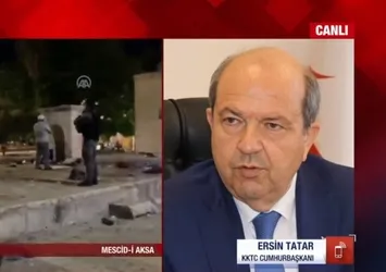 KKTC Cumhurbaşkanı Ersin Tatar: Mescid-i Aksa yaşananlar bize Kıbrıs'ta yaşananları hatırlattı