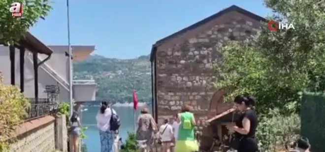 Amasra'da hafta sonu yoğunluğu kamerada