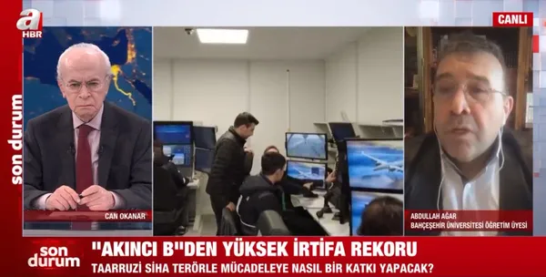 Abdullah Ağar’dan A Haber’de Akıncı B’nin yüksek irtifa rekoru hakkında flaş açıklama! Muhteşem bir hava üstünlüğü elde edilecek