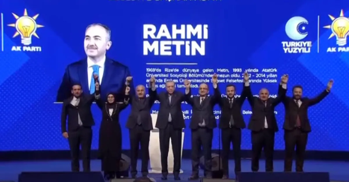 AK Parti Rize adayı Rahmi Metin oldu