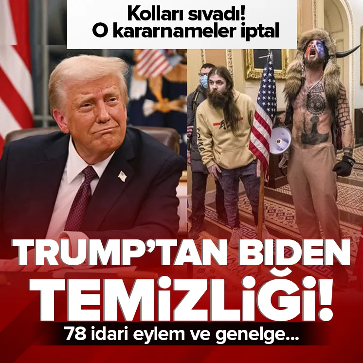 Trumptan Biden yönetimi temizliği