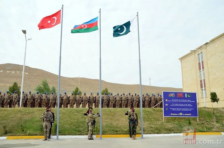 Türkiye Azerbaycan ve Pakistan Özel Kuvvetleri’nden Bakü’de Üç Kardeş 2021 tatbikatı