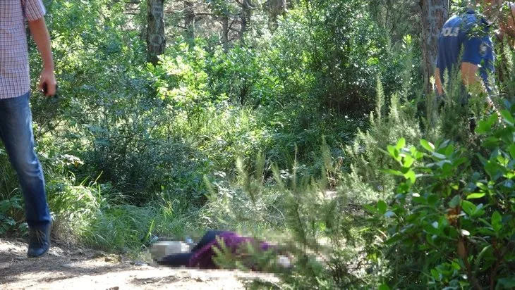 Aydos Ormanı’nda vahşi kadın cinayeti! Satırla boynuna defalarca vurarak öldürdü