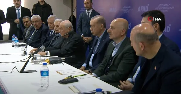 Başkan Recep Tayyip Erdoğan ve MHP Lideri Devlet Bahçeli Adıyaman’da