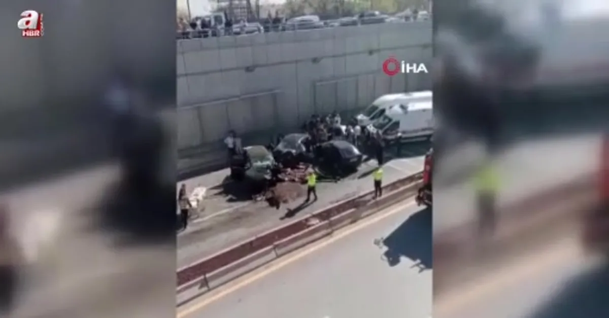 Ankara'da zincirleme trafik kazası