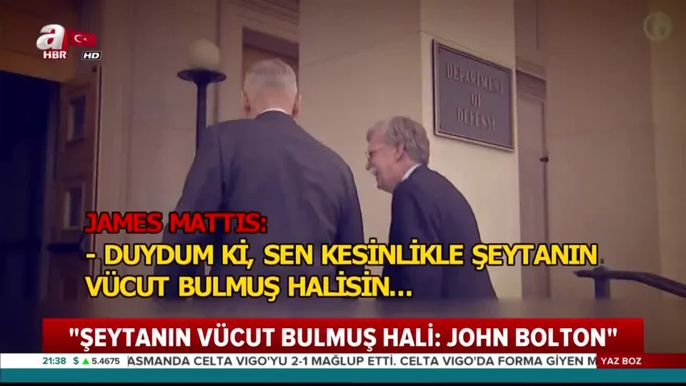 Şeytanın vücut bulmuş hali: John Bolton