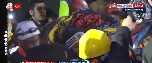 Kahramanmaraş’ta 91 saatte mucize! 67 yaşındaki Asiye Sümbül enkazdan sağ çıkarıldı - 2