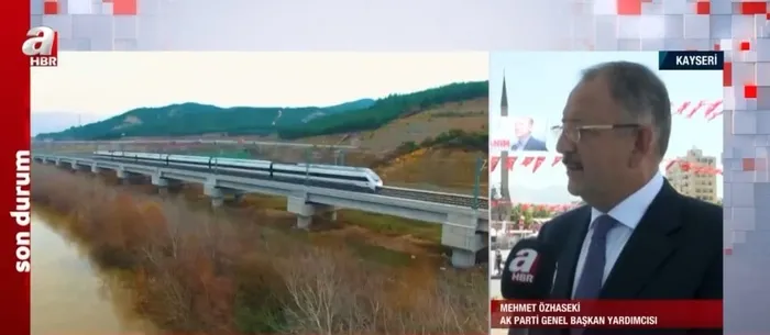 Ankara-Yerköy-Kayseri Hızlı Tren Hattı temeli atıldı! Başkan Erdoğan’dan önemli açıklamalar