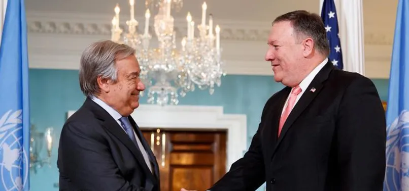 Pompeo ve Guterres Irak'taki hava saldırısını görüştü