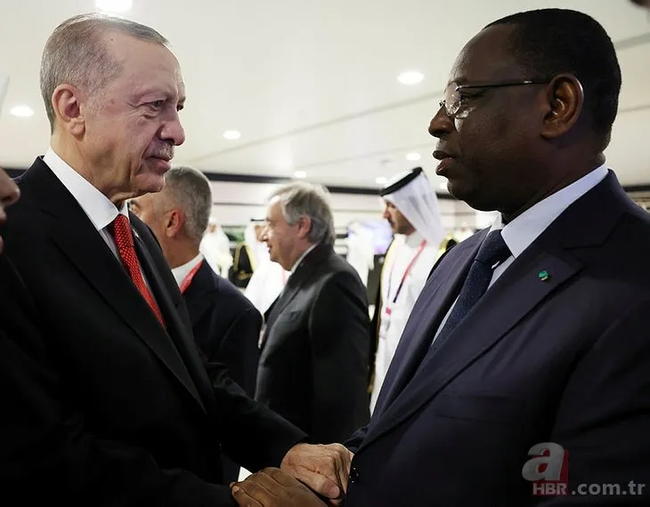 Başkan Recep Tayyip Erdoğan 2022 Dünya Kupası'nı dünya liderleri ile birlikte izledi