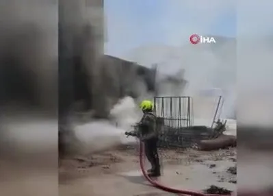 Tekstil fabrikasında büyük yangın