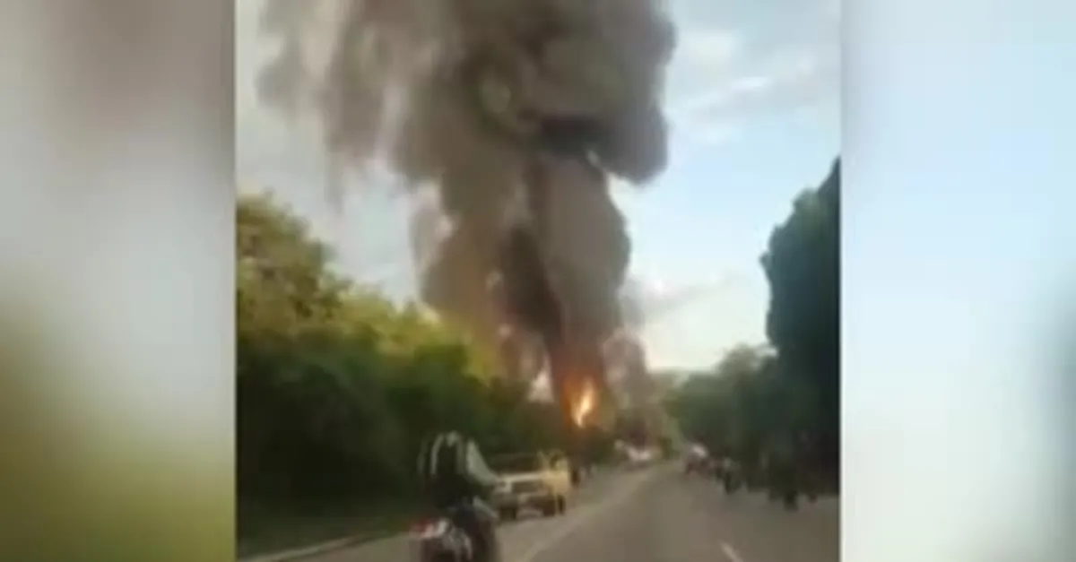 Venezuela'daki patlamada sabotaj iddiası | Video