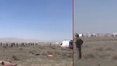 Konya’da askeri uçak düştü