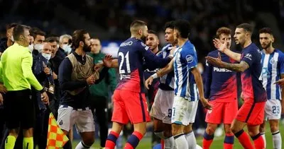 8 dakikada 3 kırmızı kart! Şampiyonlar Ligi'nde olaylı maç: Porto - Atletico Madrid