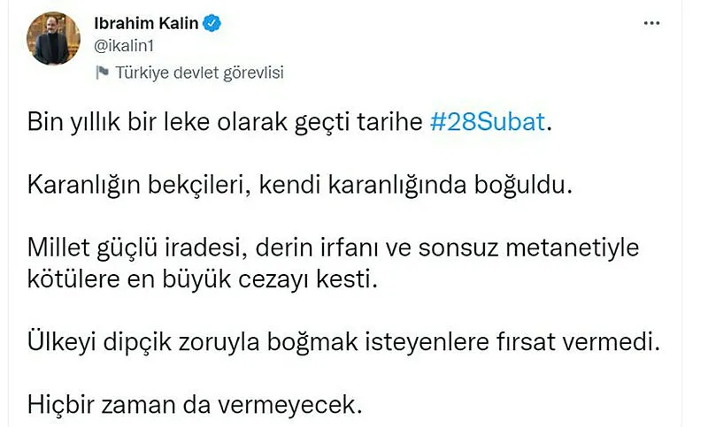 AK Parti Sözcüsü Çelik’ten 28 Şubat açıklaması: Bunlara geçit vermeyeceğiz